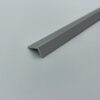 Close-up of 16x9mm aluminium angle with a mill-finish, available in 5-meter lengths.