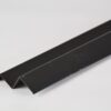 An angled close-up of an SM25 Shadowline black ceiling trim on a white background.