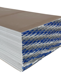 Stack of Gypmaster 6.5mm square edge gypsum boards